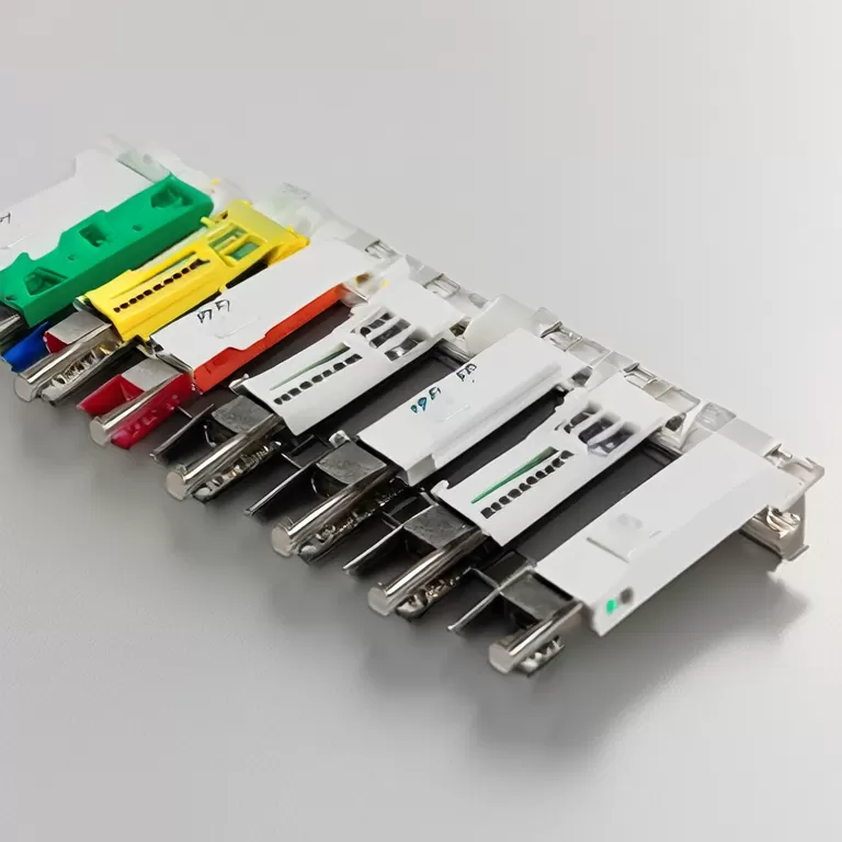 Are there color-coded terminal blocks?