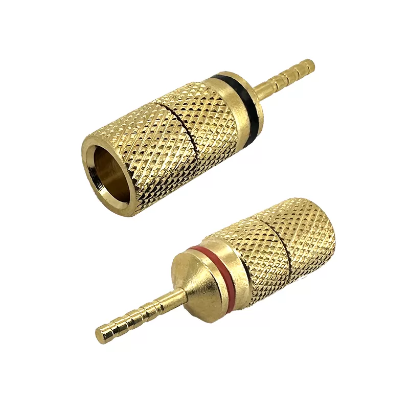 Banana plug gold：RHTAYAP-018