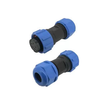 IP68 W17 CONN, Male Socket for Flange, Solder :RHTOY17B3
