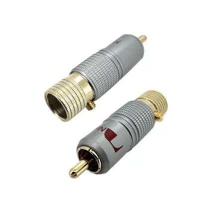 Gold RCA Phono Plug:RHTAYCA-PM08
