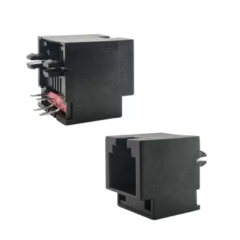 RJ11 4P4C Jack Vertical :RHTLY52-4P4C