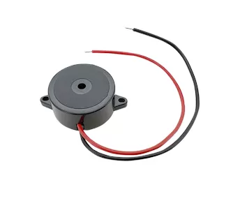 Externally driven piezo buzzer
