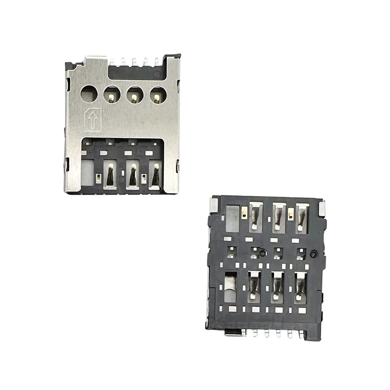 Low-Profile Micro SIM Card Connector,6P,H1.45mm:RHTAYIM-046