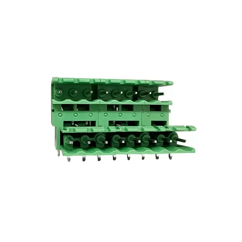 5.08mm Female Pluggable terminal block Right Angle :RHTBYDCR-5.08-16P-4