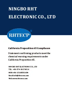 California Proposition 65 Compliance